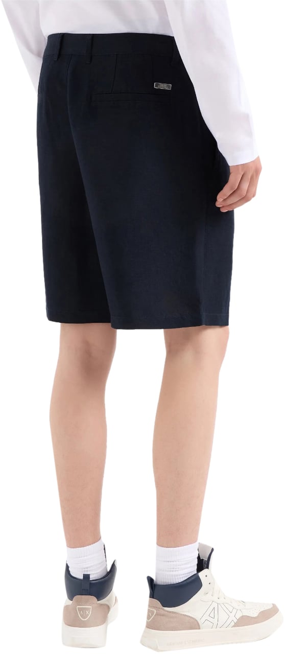 Armani Exchange Trousers Blue Blauw