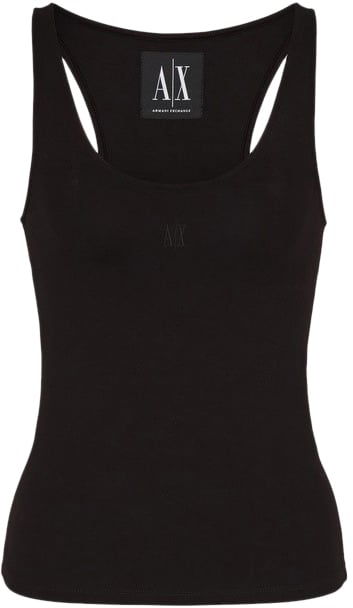 Armani Exchange Top Black Zwart