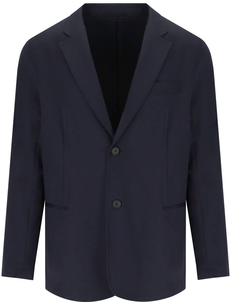 Emporio Armani EMPORIO ARMANI SINGLE-BREASTED JACKET Blauw