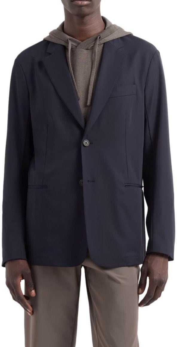 Emporio Armani EMPORIO ARMANI SINGLE-BREASTED JACKET Blauw