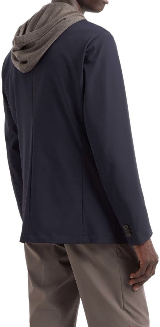 Emporio Armani EMPORIO ARMANI SINGLE-BREASTED JACKET Blauw
