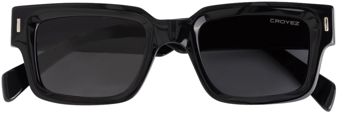 Croyez Croyez Étiquette Sunglasses Zwart