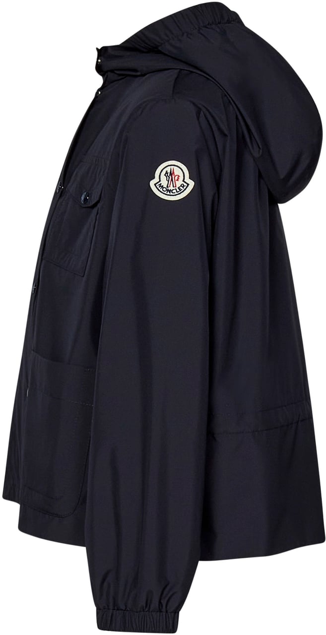 Moncler Coats Blue Blauw