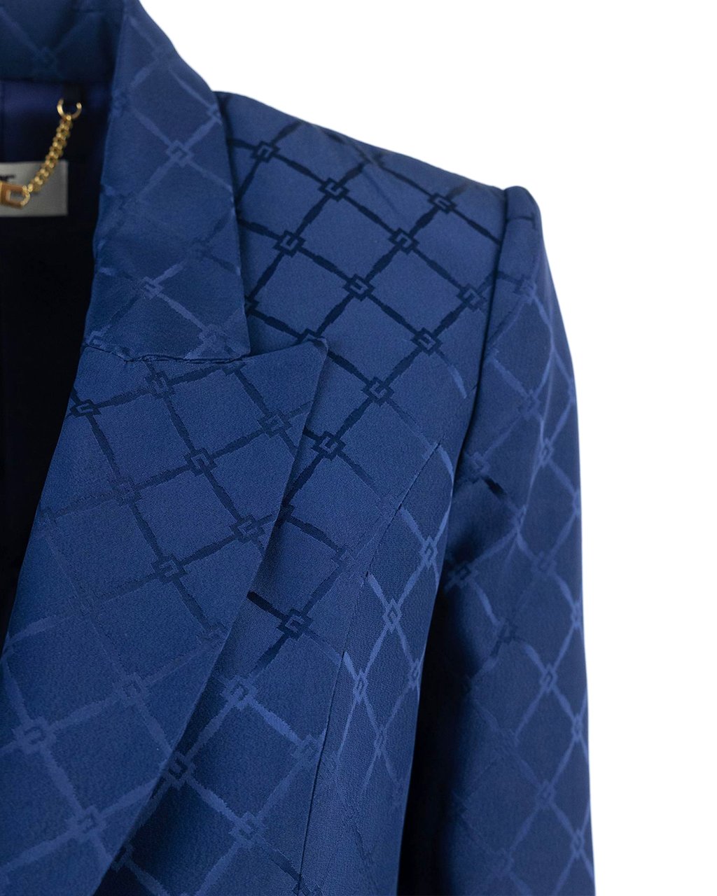 Elisabetta Franchi Jackets Blue Blauw