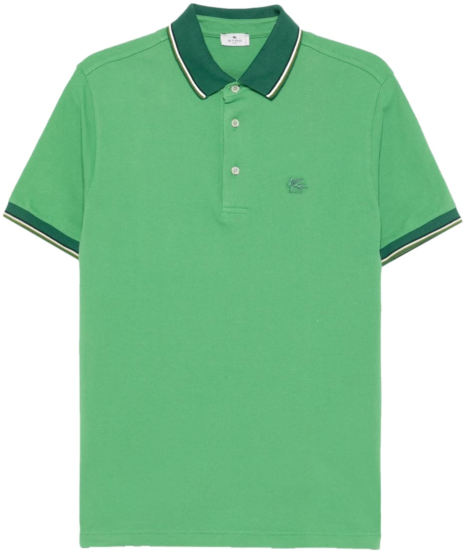 Etro T-Shirts And Polos Green Groen