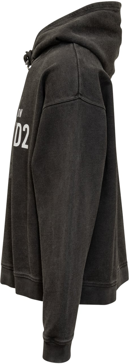 Dsquared2 Felpa con Logo Zwart