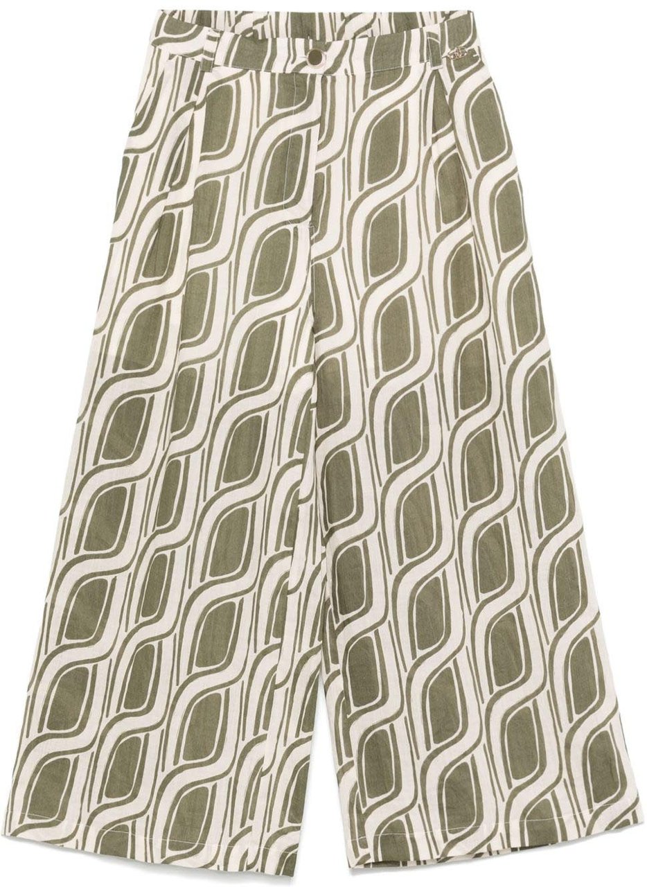 Liu Jo Trousers Green Groen