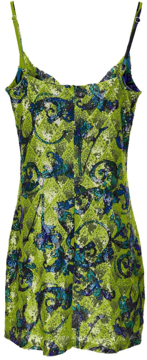 Versace Jeans Couture Dresses Green Groen