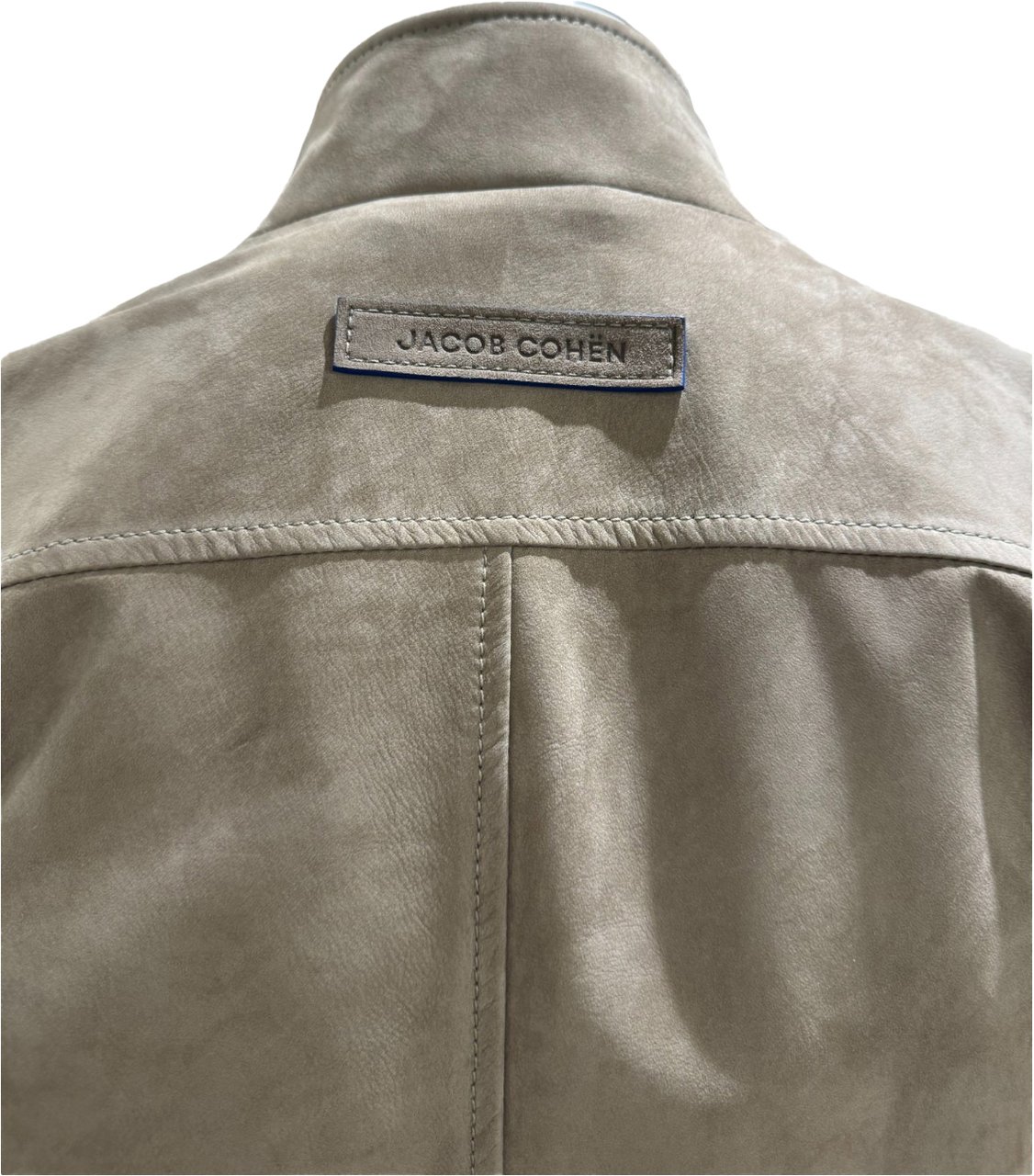 Jacob Cohen Calf leather jacket Beige