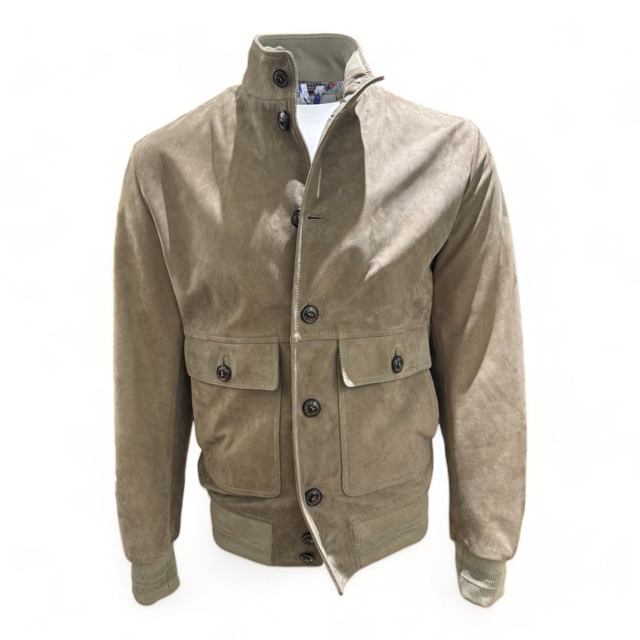 Jacob Cohen Calf leather jacket Beige