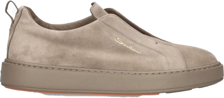 Santoni Instapper Victory Leer Taupe Taupe