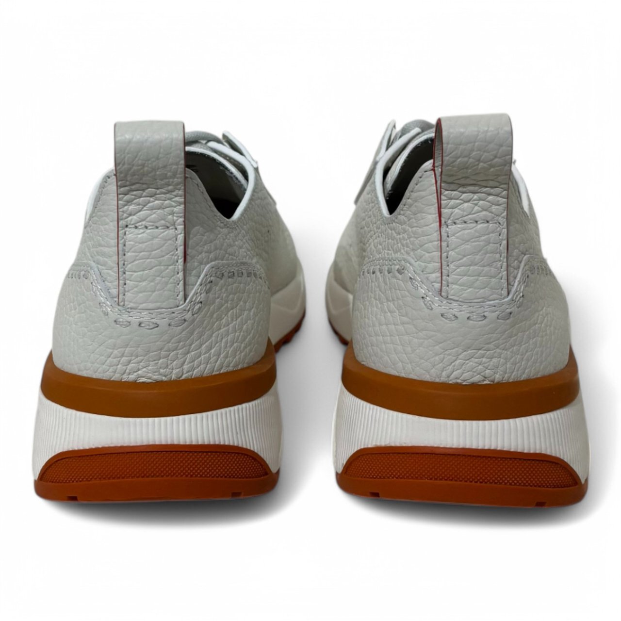 Santoni Sneaker wit New Leas Row Wit
