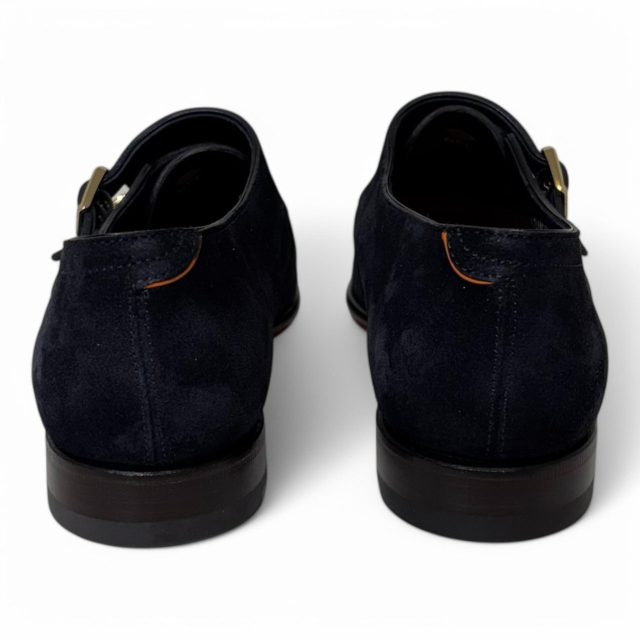 Santoni Gespschoenen Adrian navy Blauw