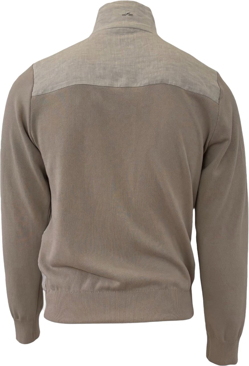 Paul & Shark Jack/vest linnen en katoen beige Beige