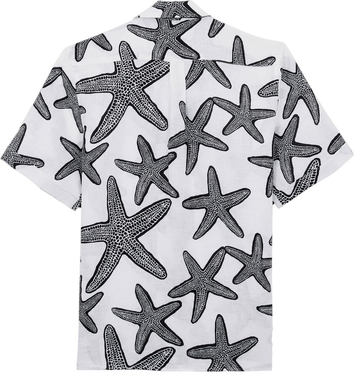 Vilebrequin Shirt korte mouw linnen charli Wit