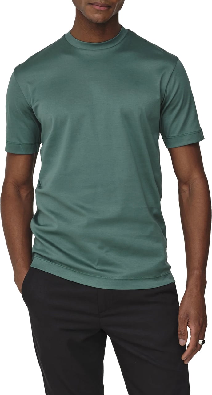 Valenza Interlock Supima T-shirt Groen