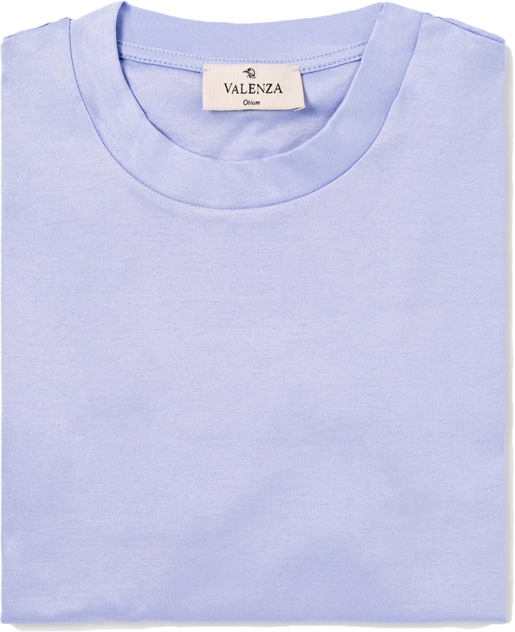 Valenza Interlock Supima T-shirt Blauw