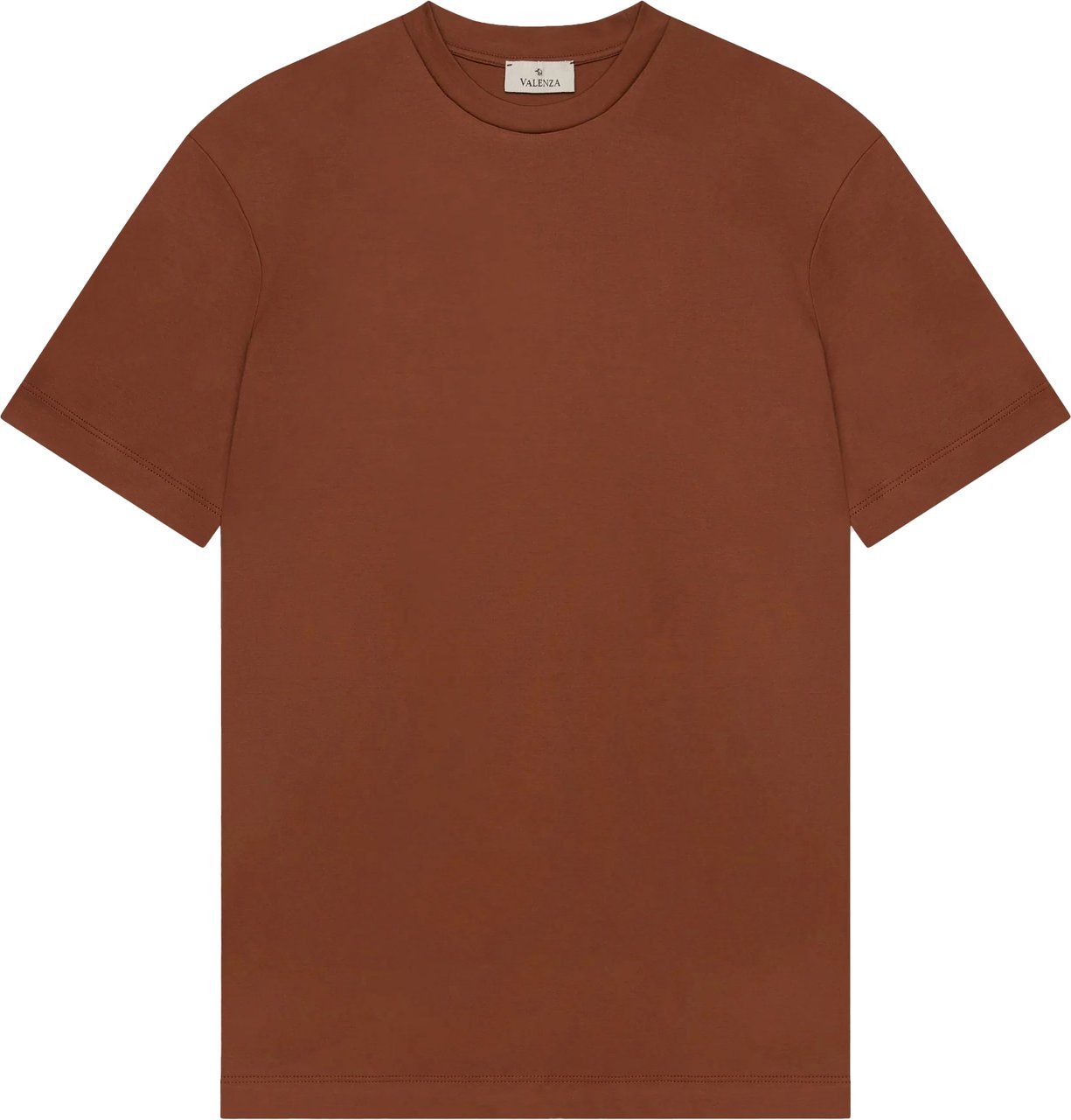 Valenza Interlock Supima T-shirt Bruin
