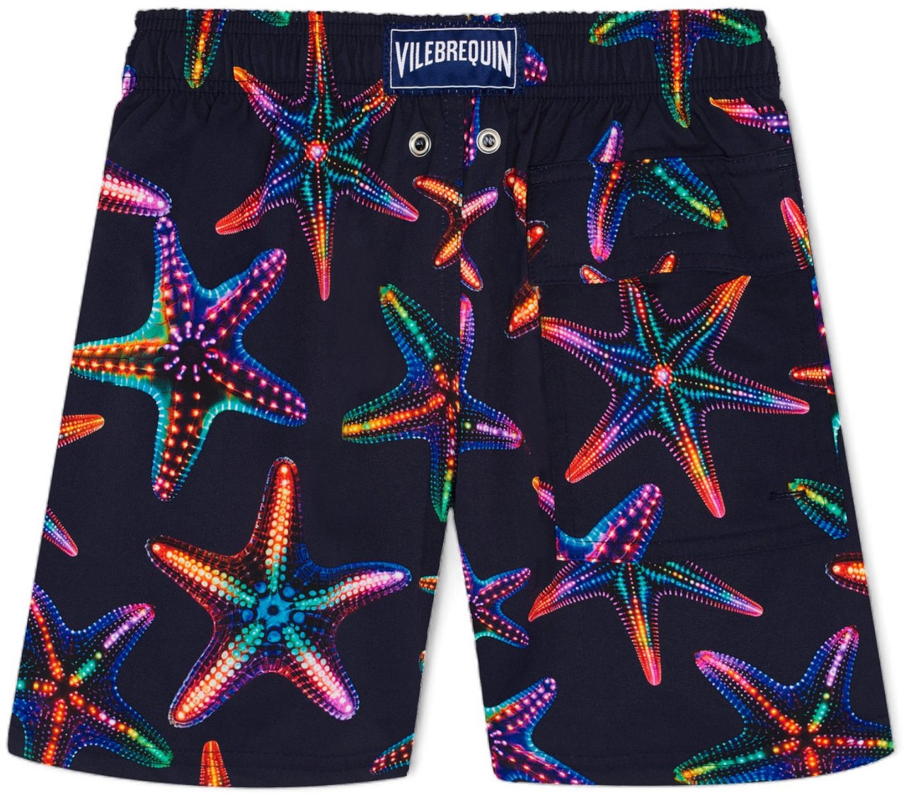 Vilebrequin Kids zwembroek Jirise marine Blauw