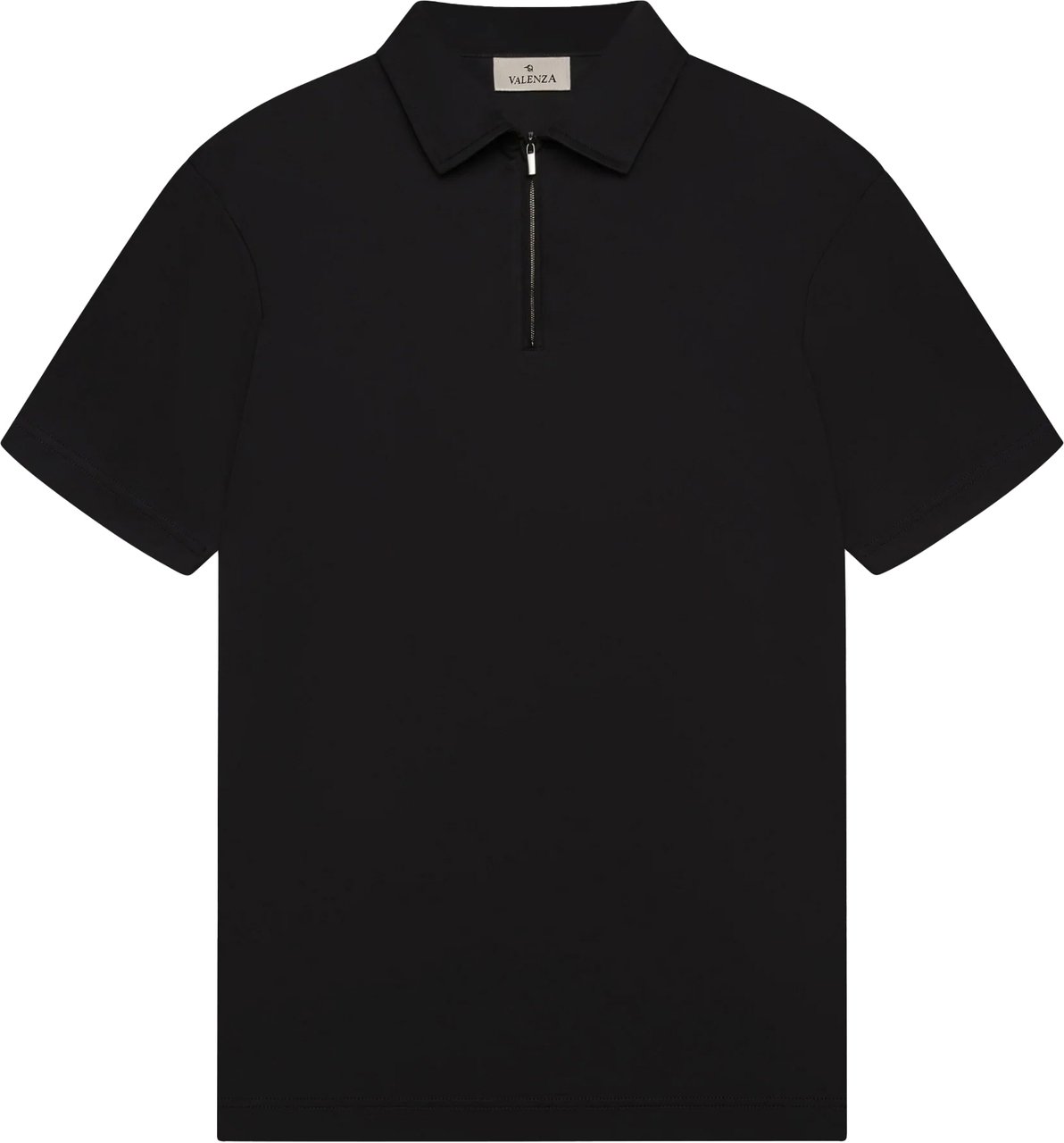 Valenza Supima zippolo zwart Zwart