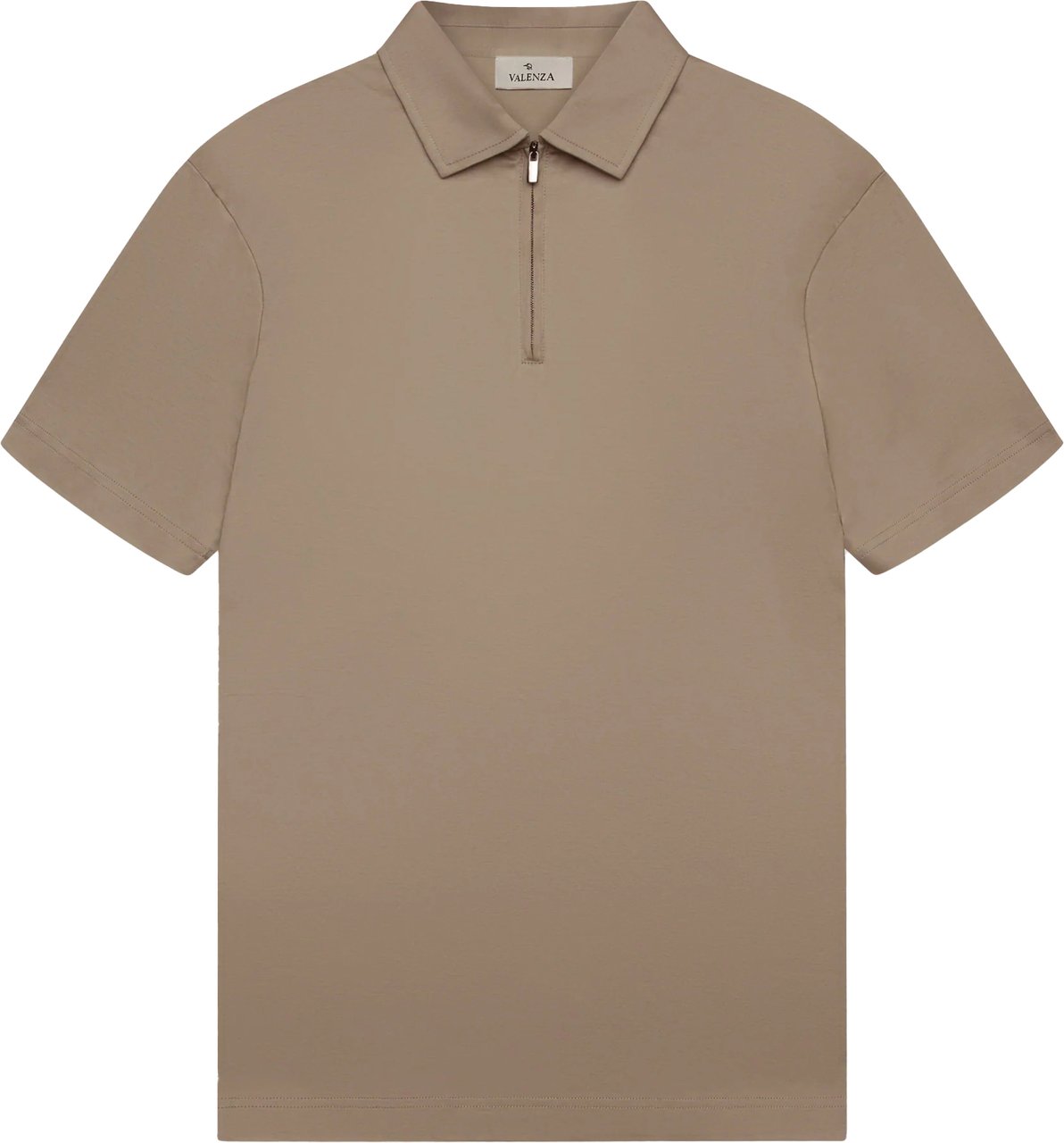 Valenza Supima zippolo Lead Grey Grijs