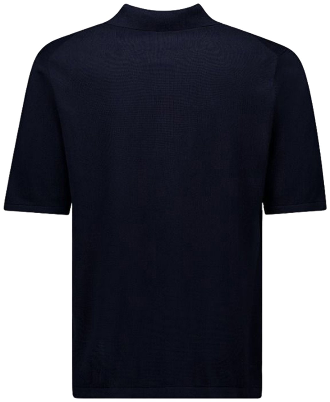 Airforce Knitted Polo Zip Blauw