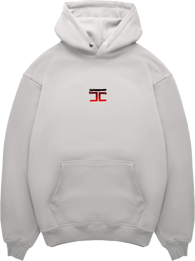 JORCUSTOM Bw Artist Oversized Hoodie Light Gr Grijs