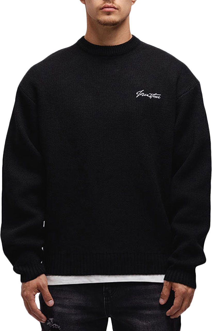 JORCUSTOM Knitwear Sweater Black Zwart