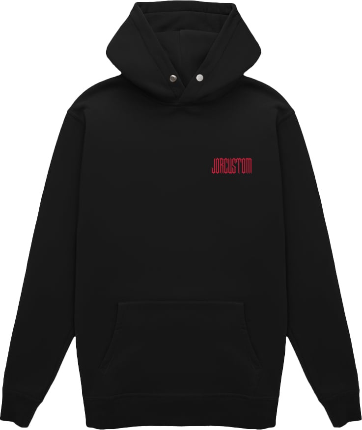 JORCUSTOM Excellence Cost SlimFit Hoodie Zwart