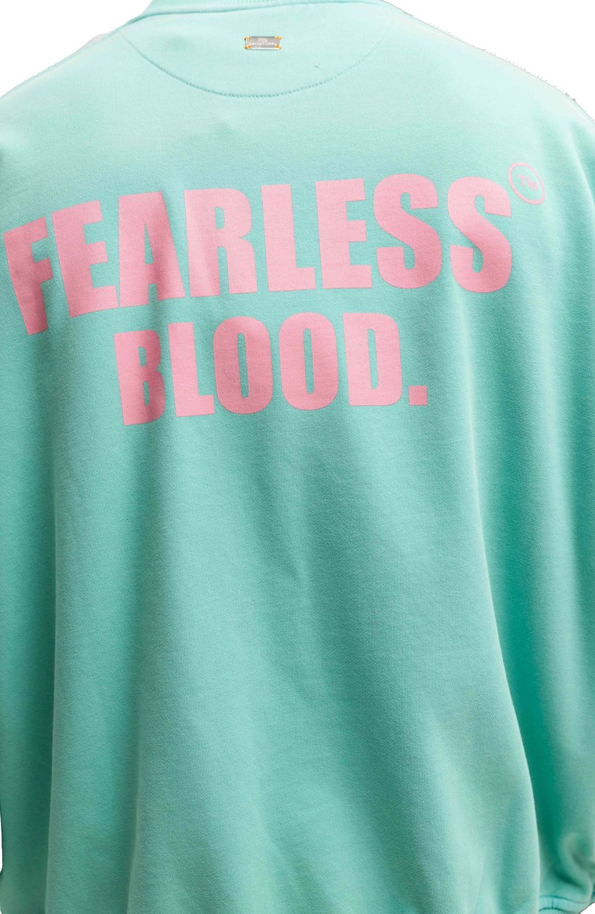 Fearless Blood Leader Club Crewneck Heren Turquoise Paars