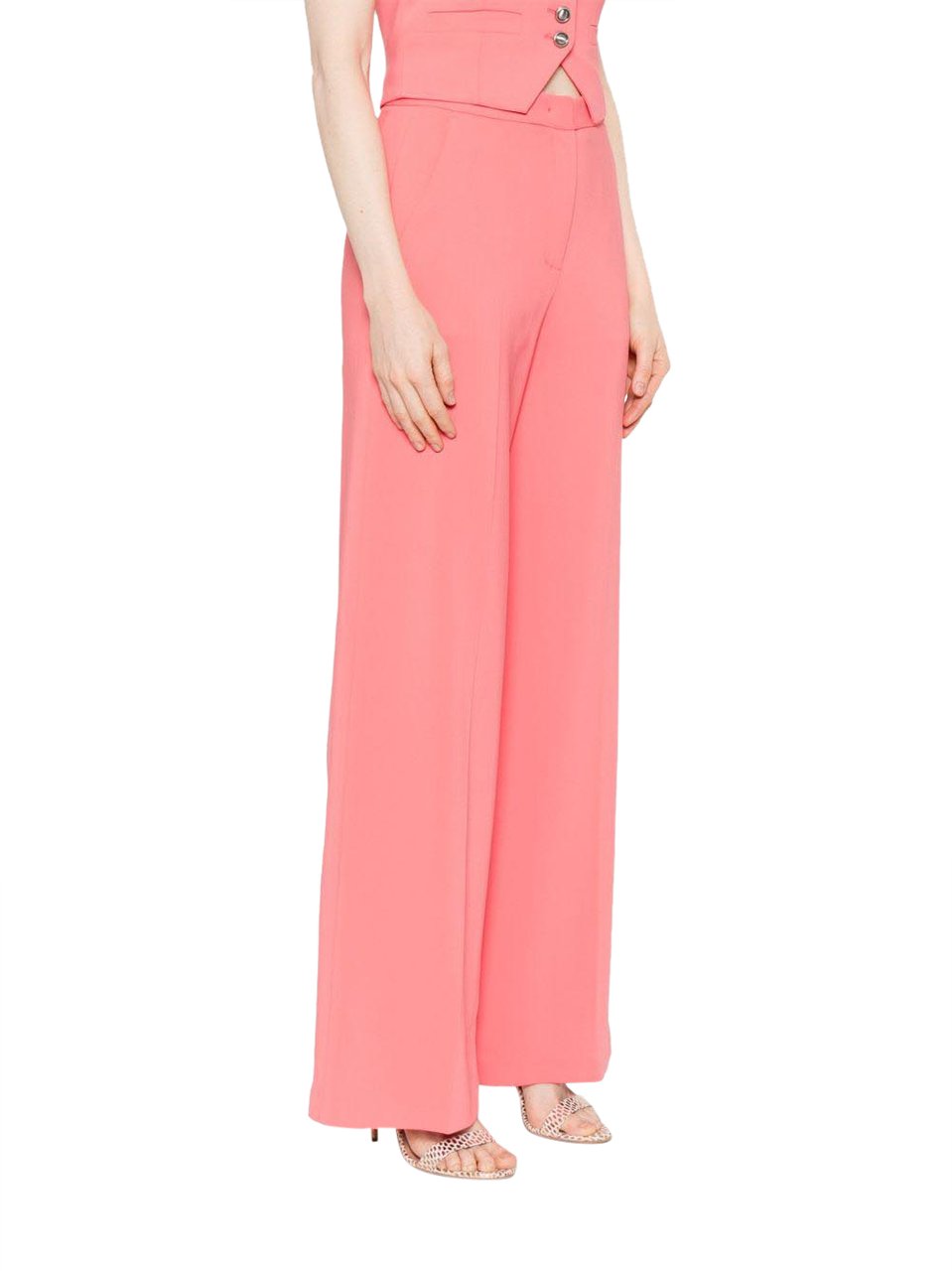 Pinko Trousers Pink Roze