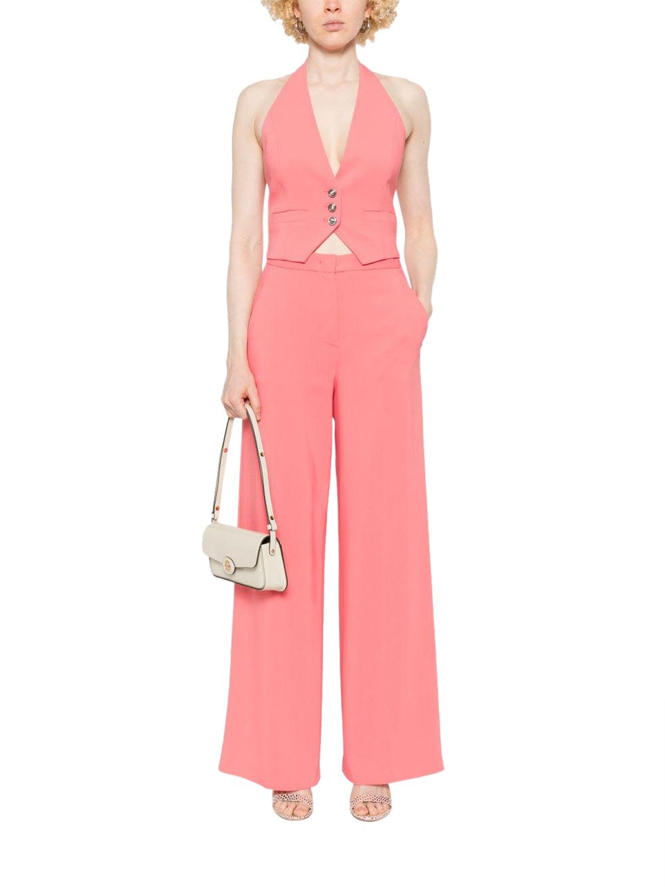 Pinko Trousers Pink Roze