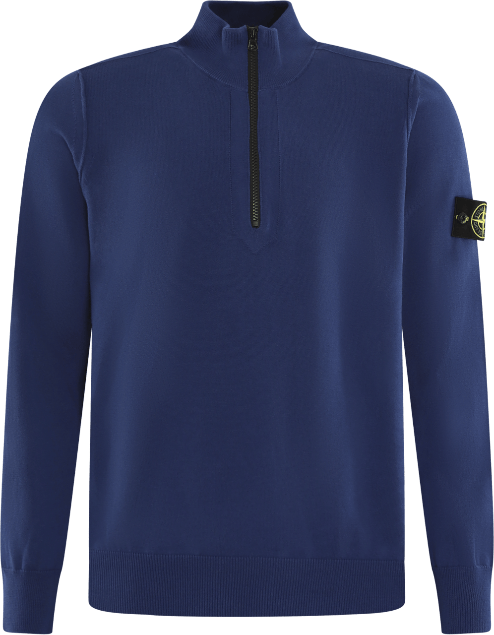 Stone Island Heren Half Zip Sweater Blauw Blauw