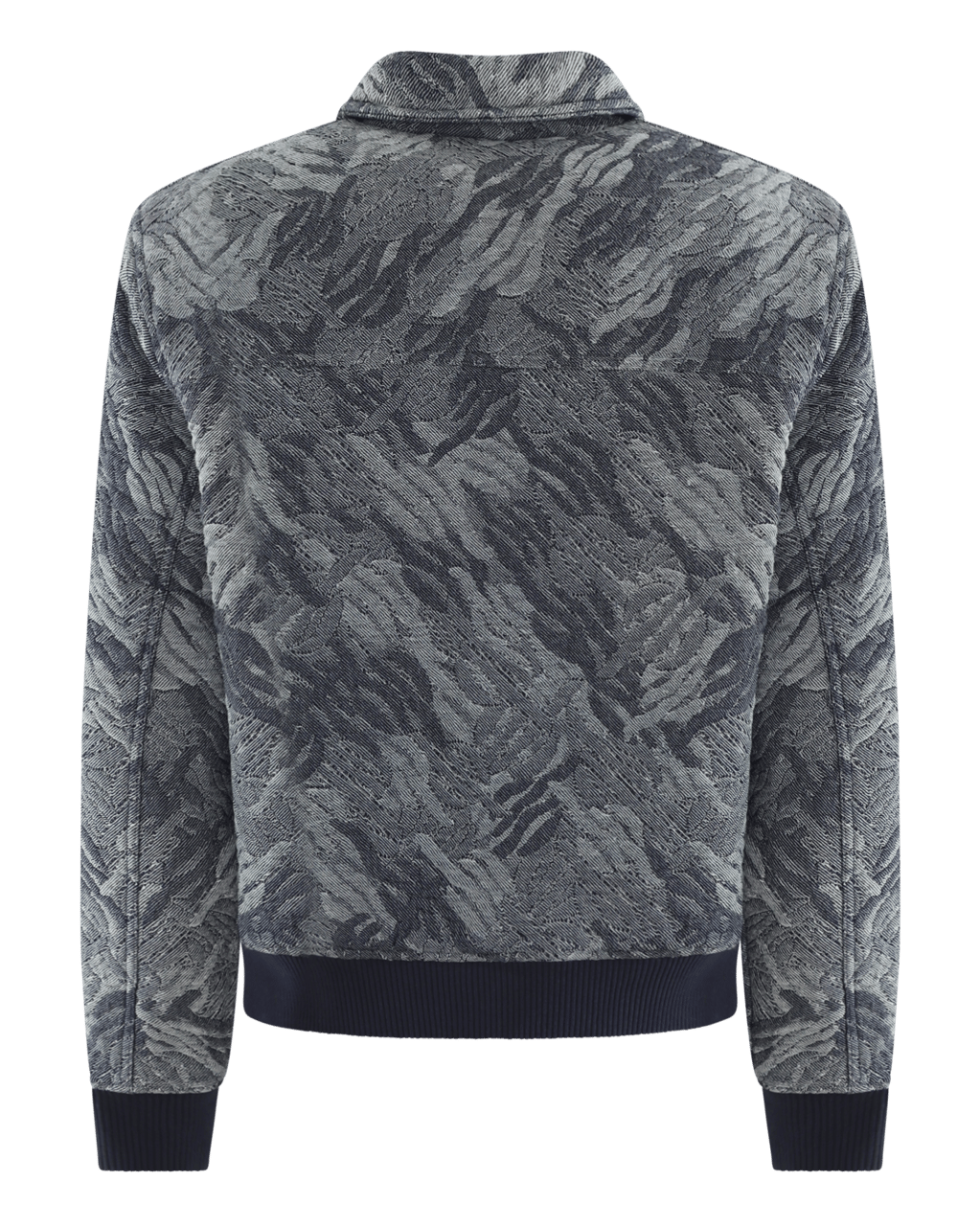 Daily Paper Heren Denim Bomber Camo Grijs Grijs