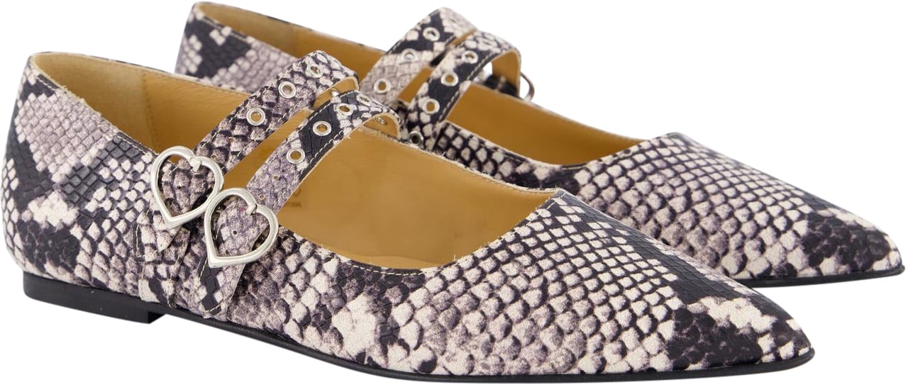 Toral Dames Tl-Coeur Ballerina Bruin/Snake Bruin