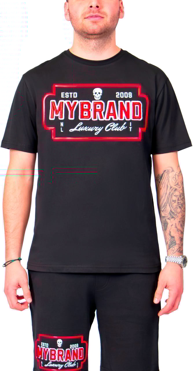 My Brand MYBRAND Skull Luxery Club | BLACK Zwart
