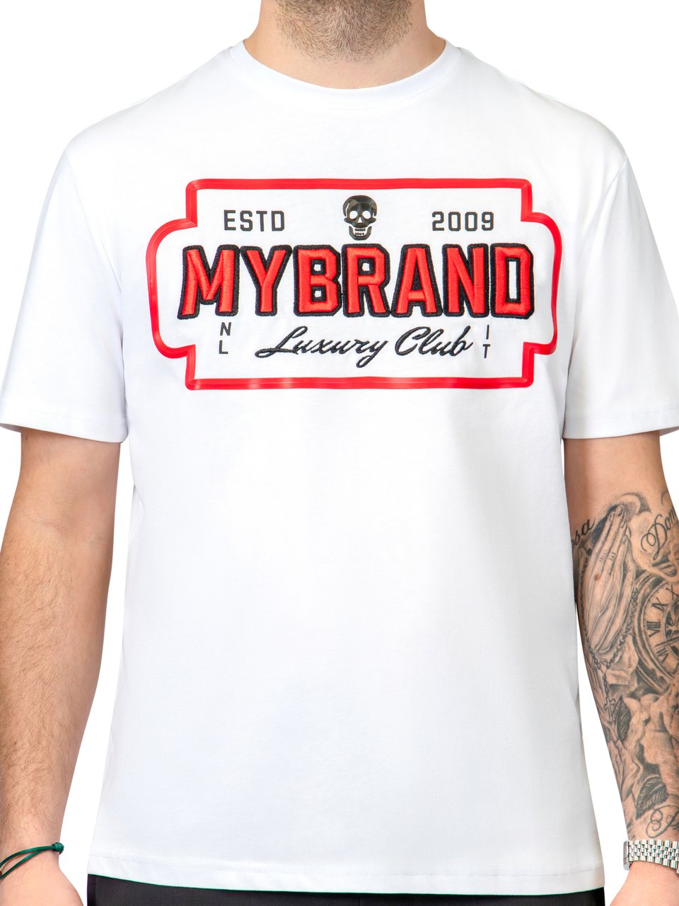 My Brand MYBRAND skull Luxery Club | WHITE Wit