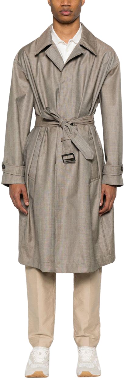 Emporio Armani Coats Beige Beige