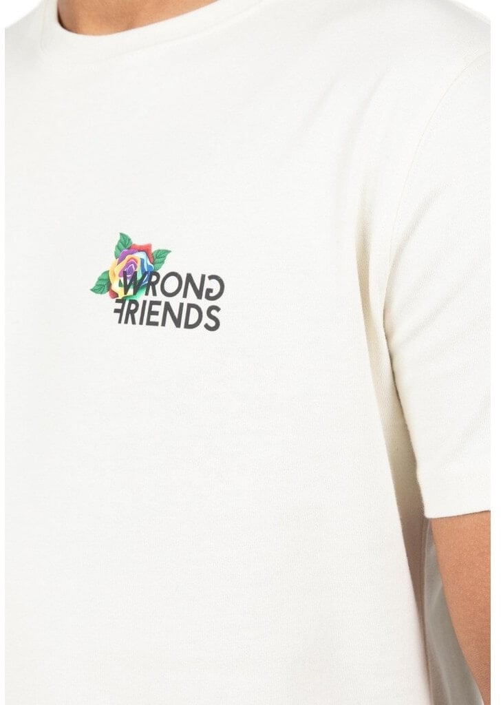 Wrong Friends TAMBA ROSES T-SHIRT - COCONUT WHITE Wit