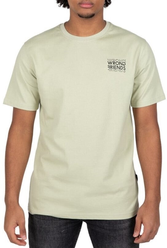 Wrong Friends VICHY T-SHIRT - LIGHT GREEN Groen
