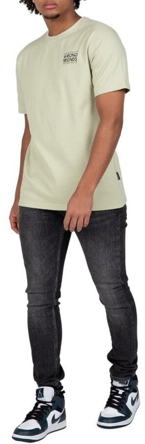 Wrong Friends VICHY T-SHIRT - LIGHT GREEN Groen