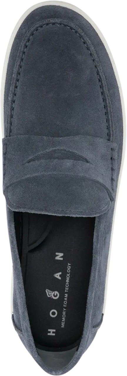 HOGAN Heren Cool Mocassin Blauw Blauw