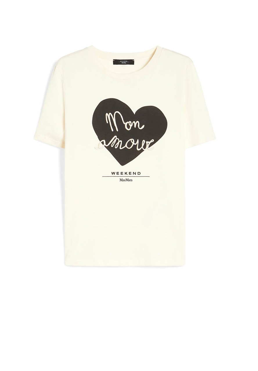 Max Mara T-Shirts And Polos Ivory Wit