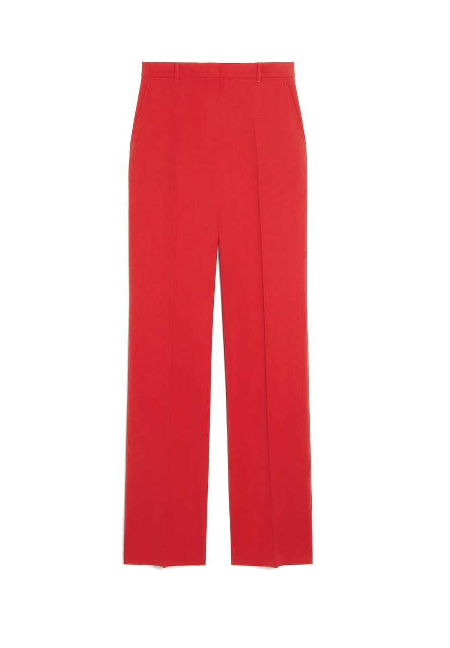 Max Mara Trousers Red Rood