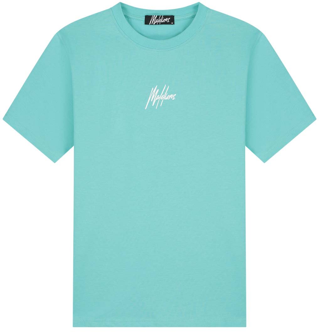 Malelions Men Retreat T-Shirt Blauw