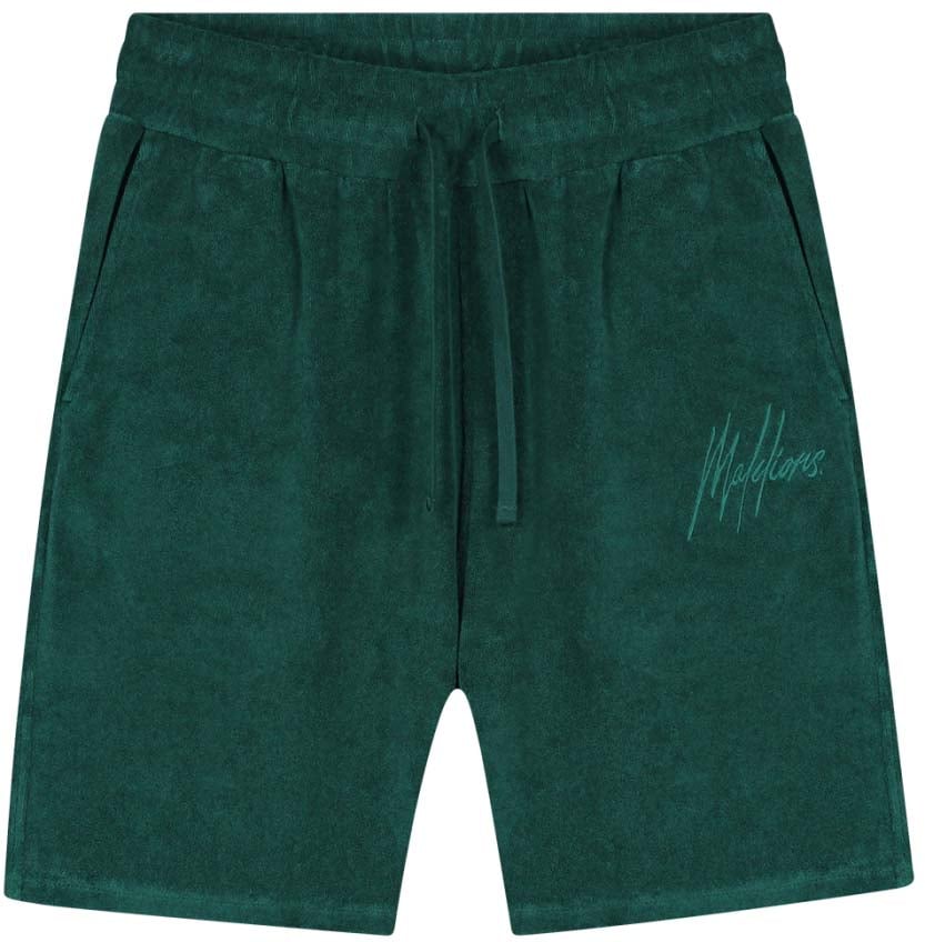 Malelions Malelions Men Signature Towelling Shorts Groen
