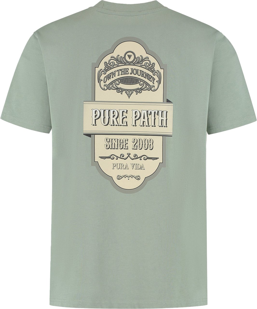 Pure Path tee green Groen