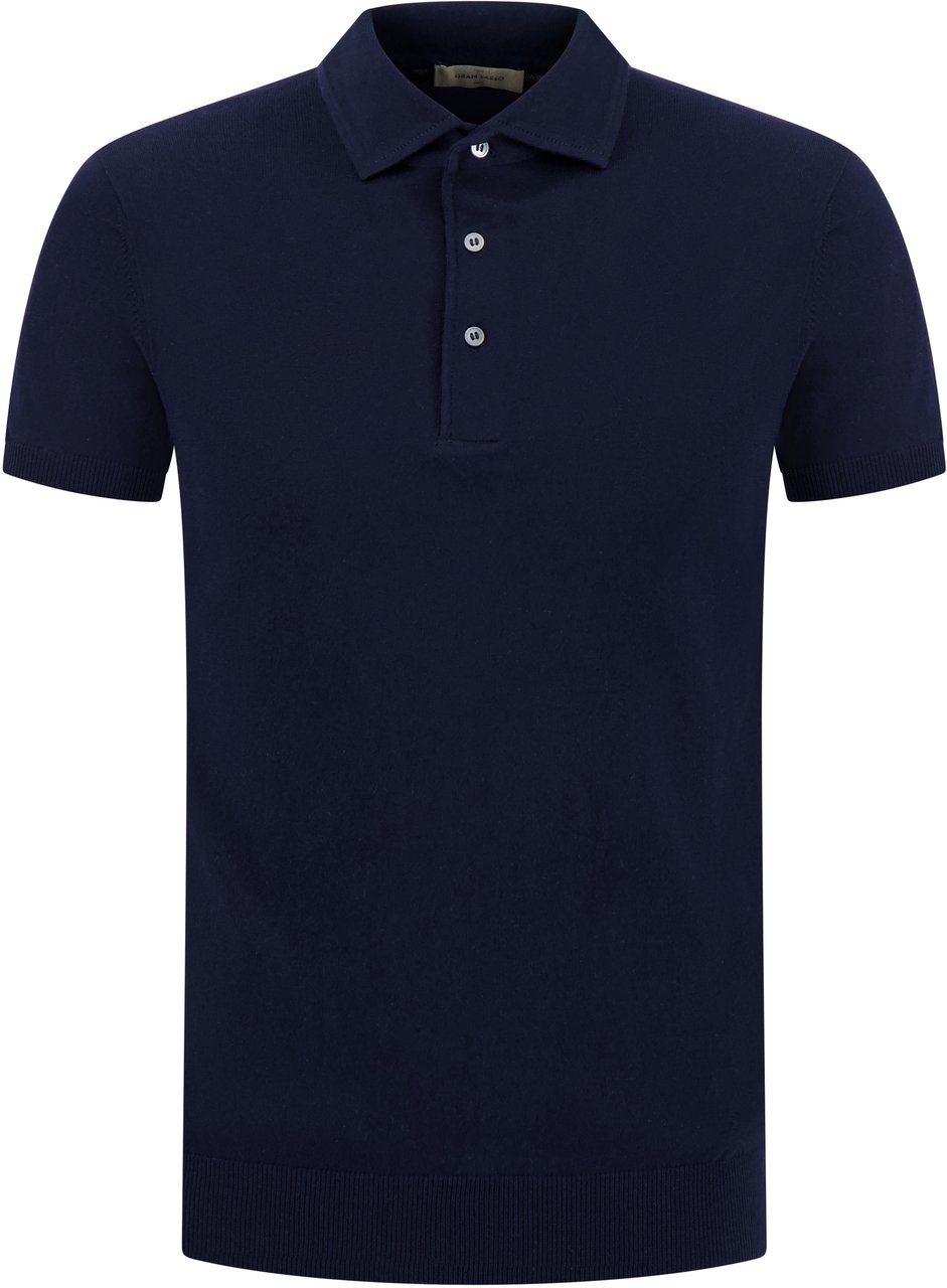 Gran Sasso Polo Blauw Blauw