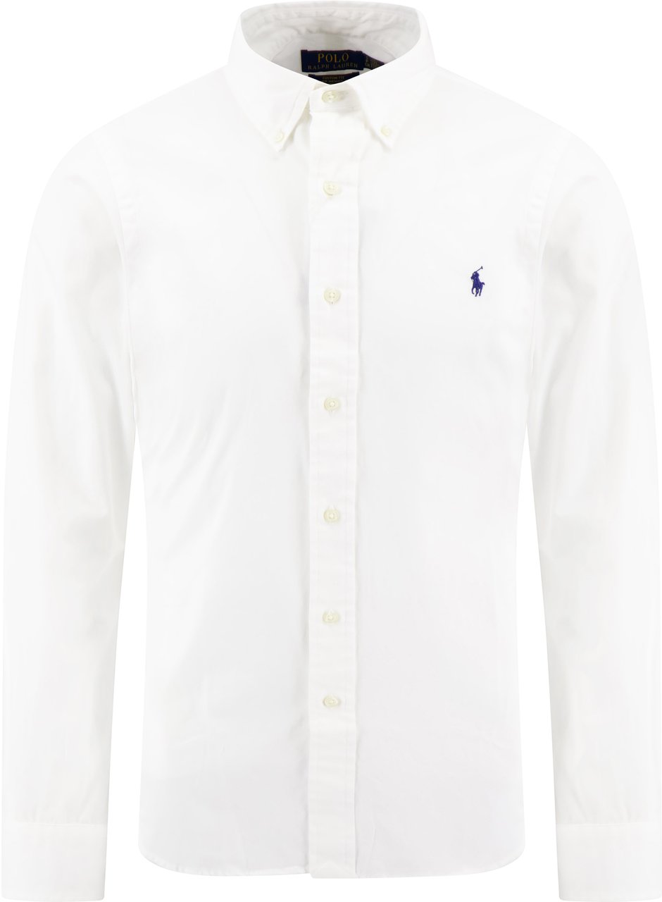 Ralph Lauren Polo   Overhemd Wit Wit