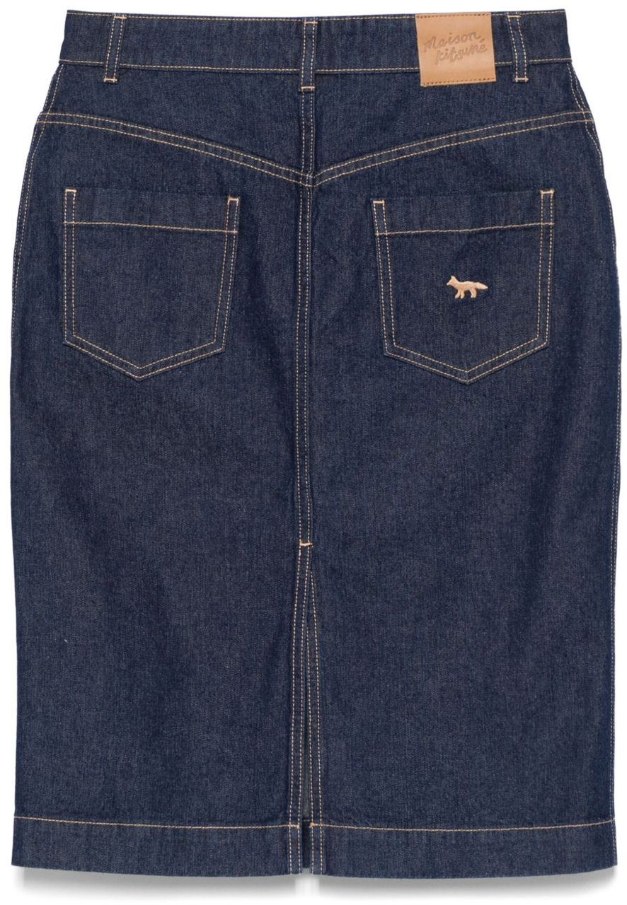Maison Kitsuné Maison Kitsune' Skirts Blue Blauw